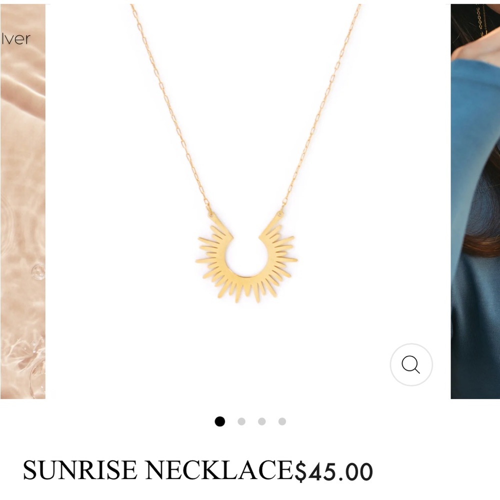 Salty Cali Gold Sunrise Necklace